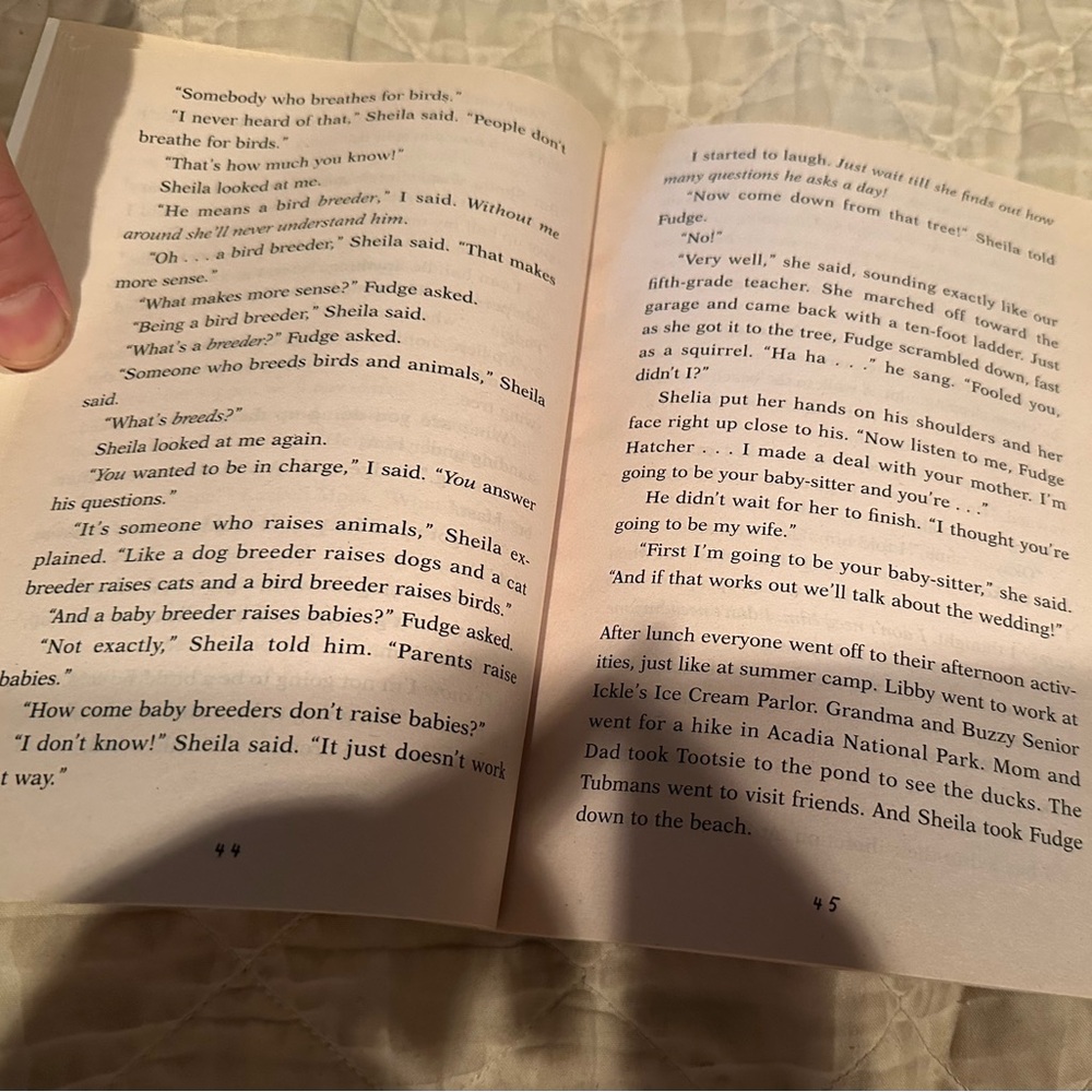 Judy Blume Fudge-a-Mania Book - Picture 5 of 7